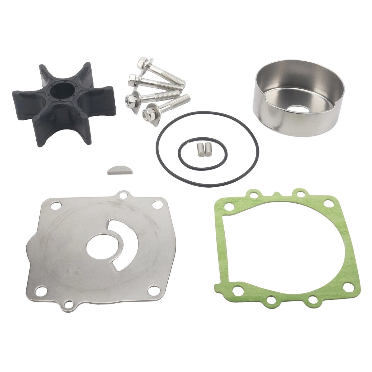 Water Pump Repair Impeller Kit Fits Yamaha Outboard 18-3310 18-3311 9-48601