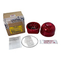 Klaxon PSC-0013, Red LED Siren / Flashing Beacon & Deep Base 17-60V DC