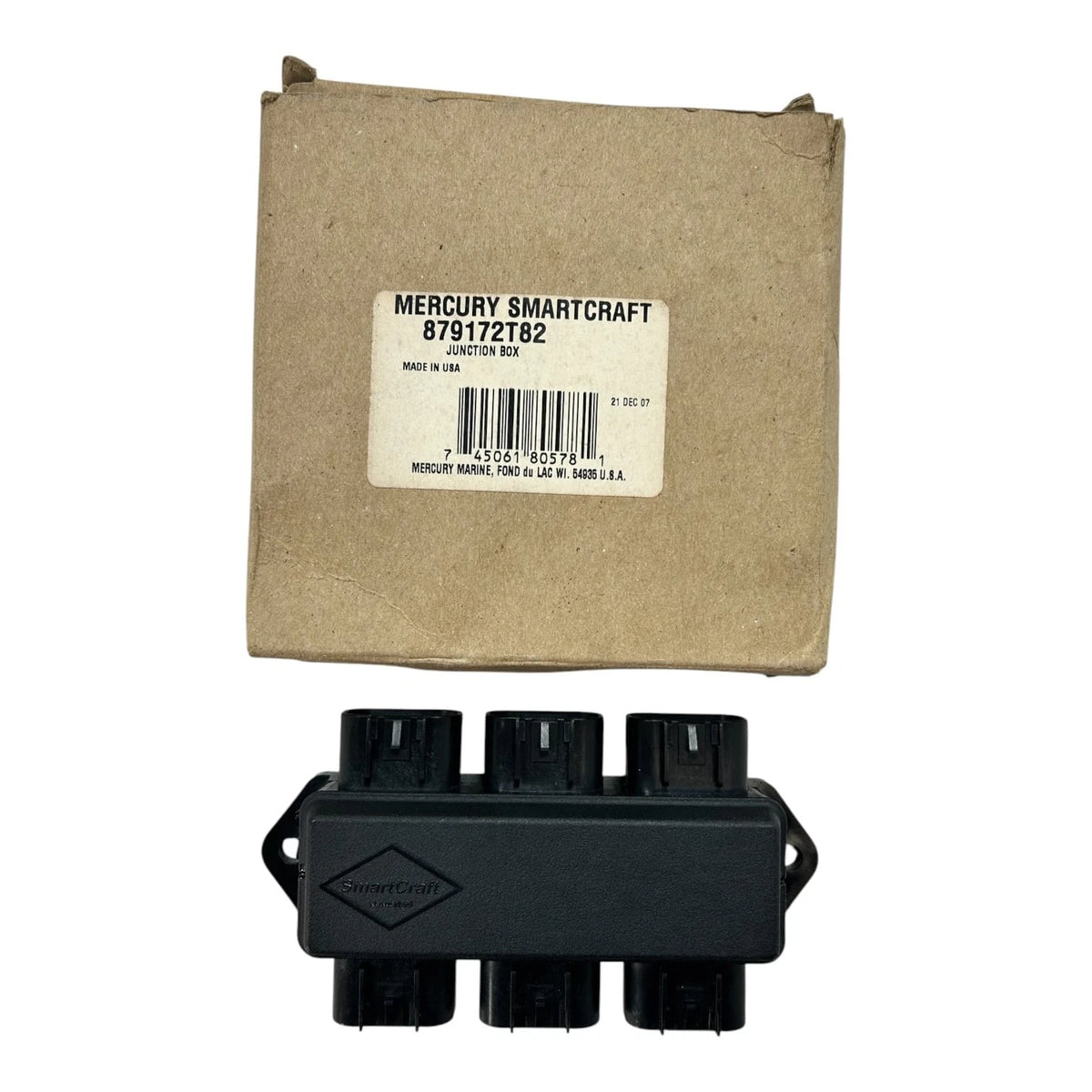 Mercury Smartcraft 879172T82, 6 Way Junction Box with Weather Caps, OEM