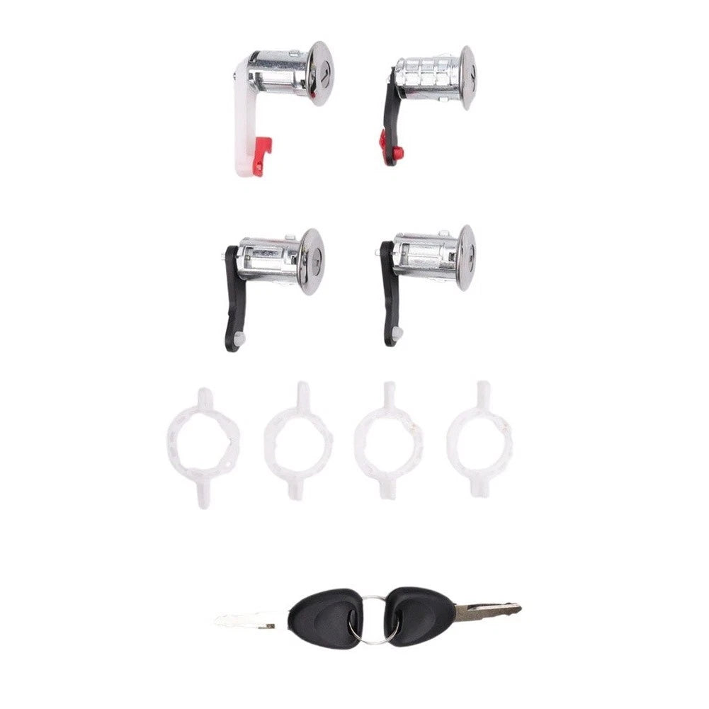 Lock Cylinder Set Aluminum Alloy Construction Easy Installation Process