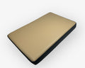 Cooler Cushion, with Snap Buttons, 25 3/4in X 17 1/4in, Black with Brown Top