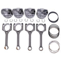 4 X Piston & Rings Connecting Rod Kit 23510-2E001 for Kia Soul Forte Koup 2.0L