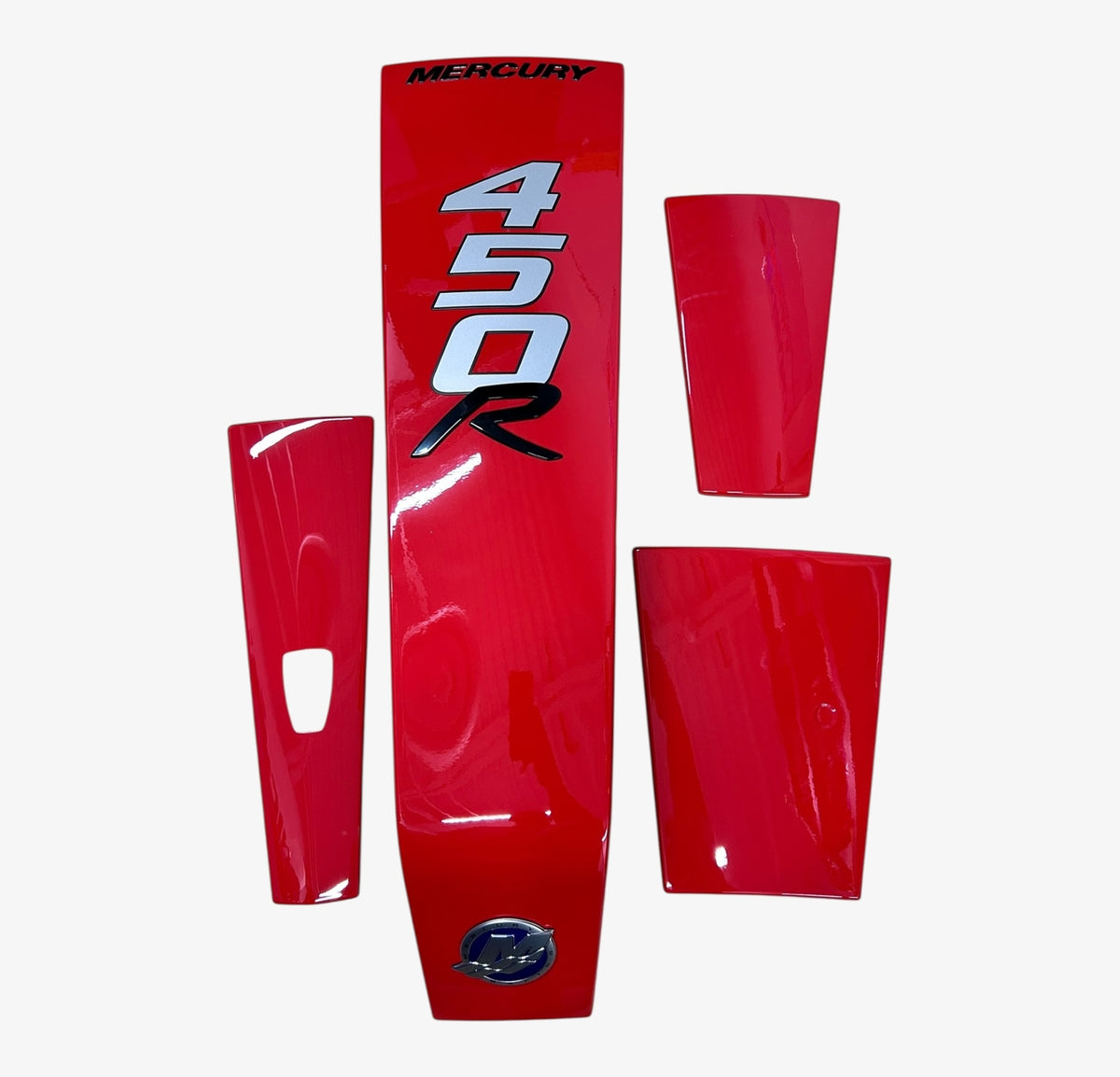Mercury 8M0147691, 450R Cowling Accent Panel Kit V6/V8 Red, Outboard OEM