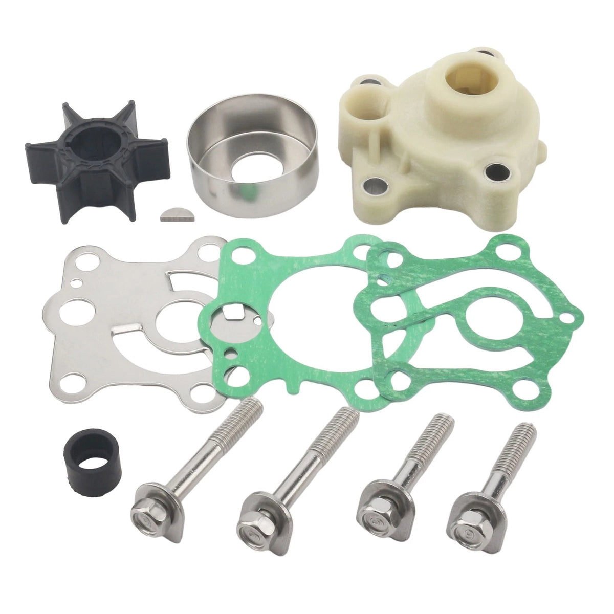 Water Pump Repair Kit for Yamaha 2 Stroke 55 HP Outboard 663-W0078-A0 18-3425