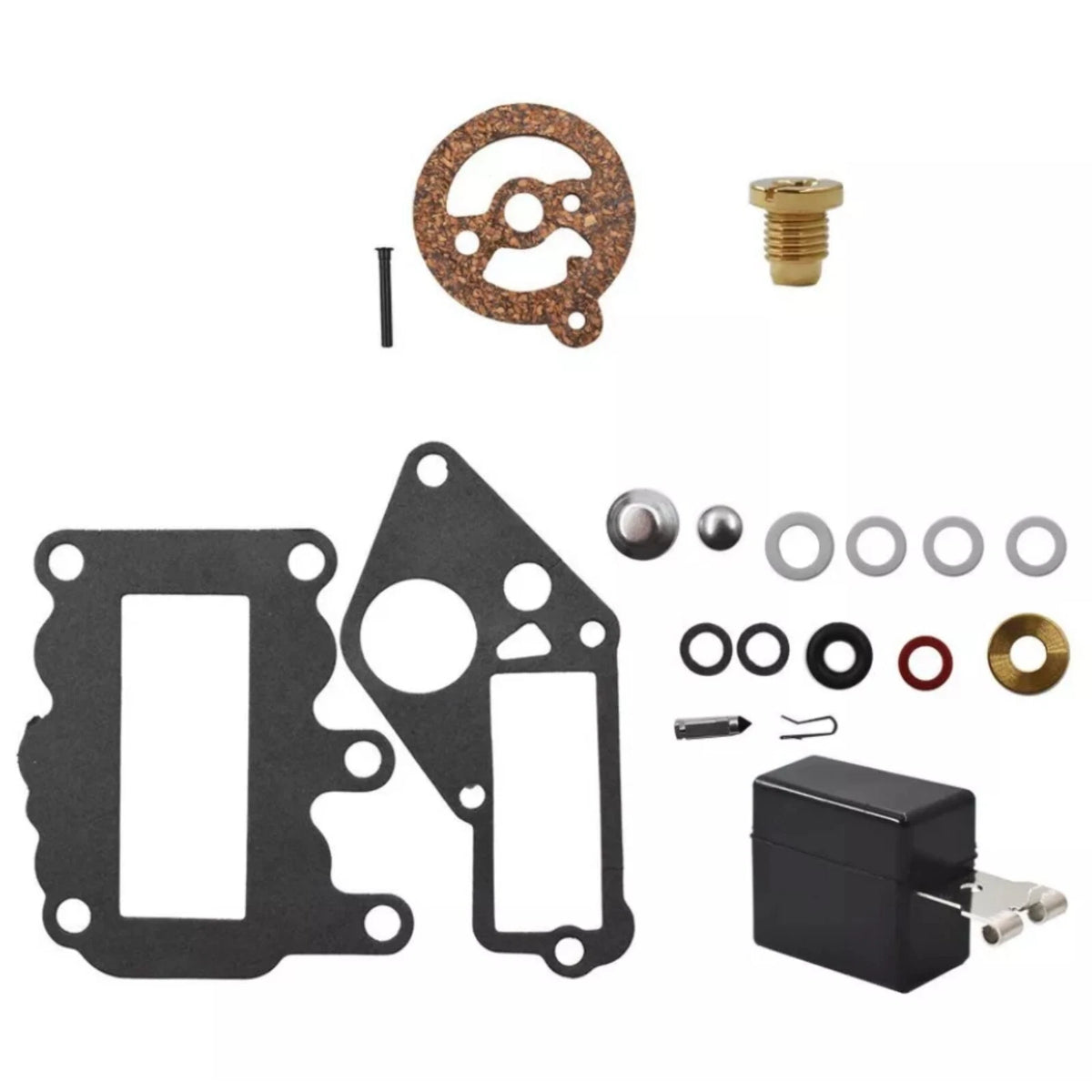 Carburetor Carb Kit Rebuild/Repair for Johnson Evinrude Outboard 9.5 HP BRP/OMC