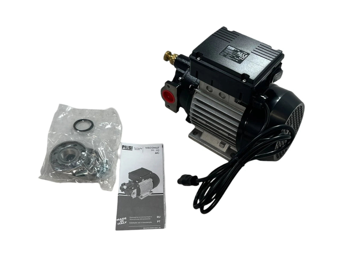 Piusi Viscomat 70, Electric Vane Pump, 7 GPM, 110/50Hz - 120/60Hz US Plug