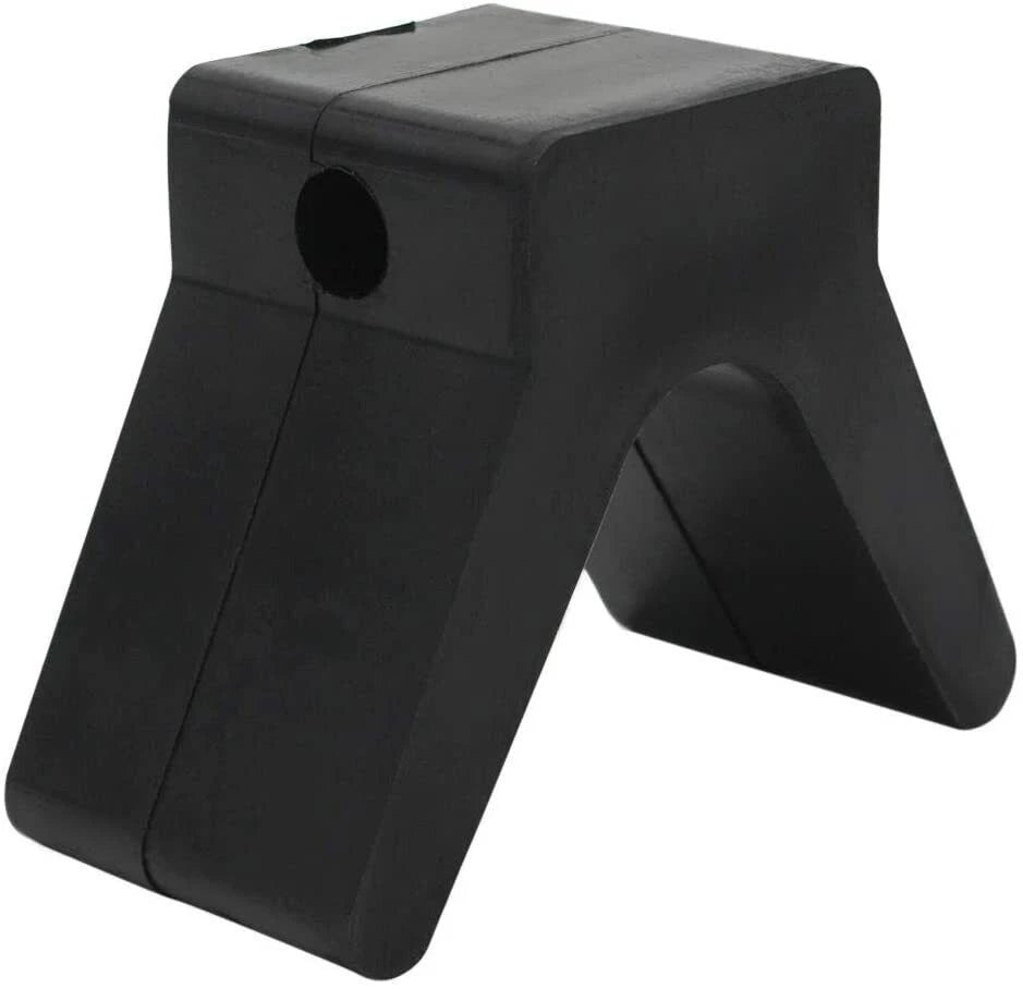 'v' Bow Stop Roller Boat Trailer Rubber Bow Stop V-Block 2-Inch by 2-Inch