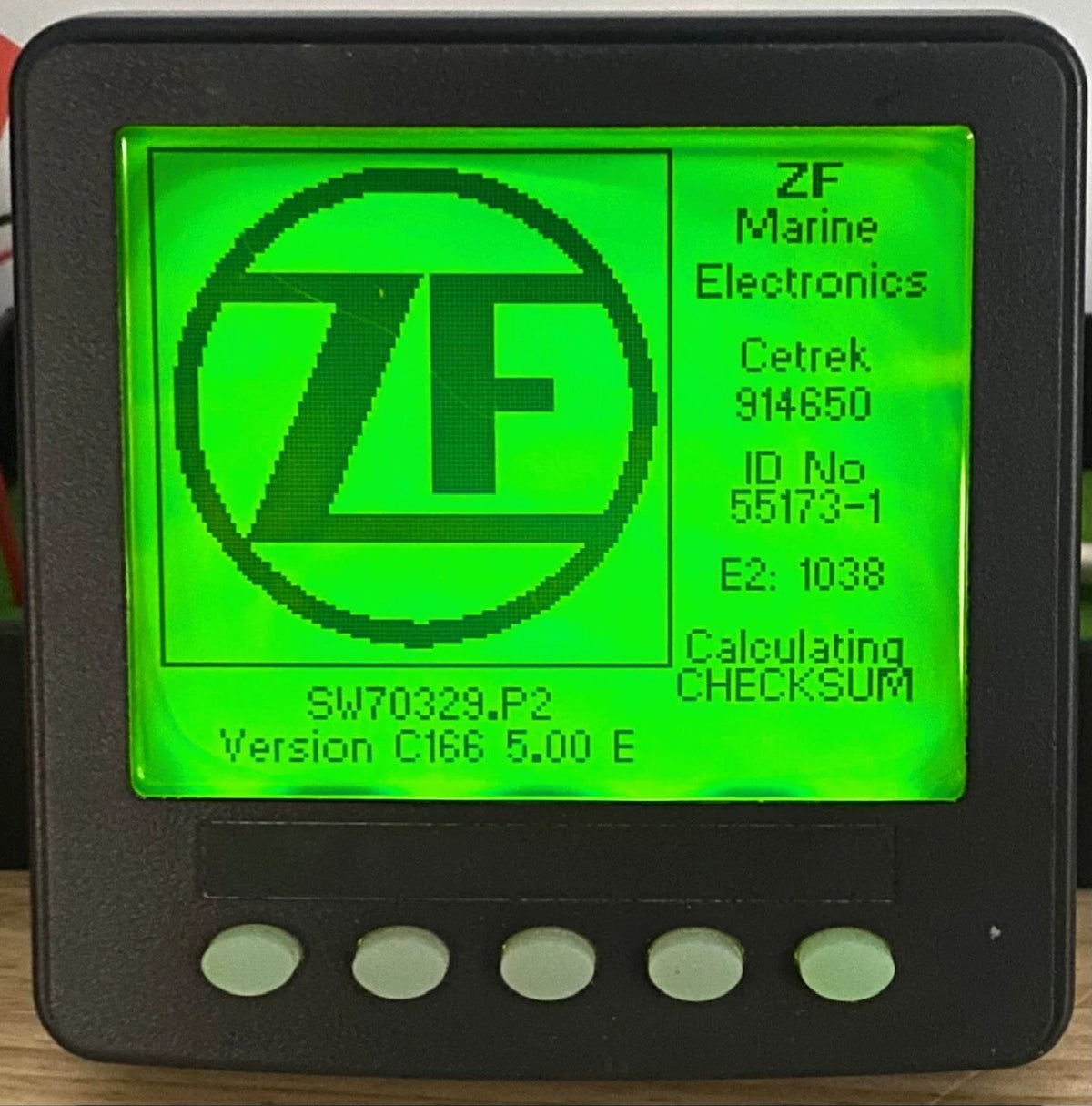 ZF Marine Display , 2610 , 4" Display , Version C166 5.00 E