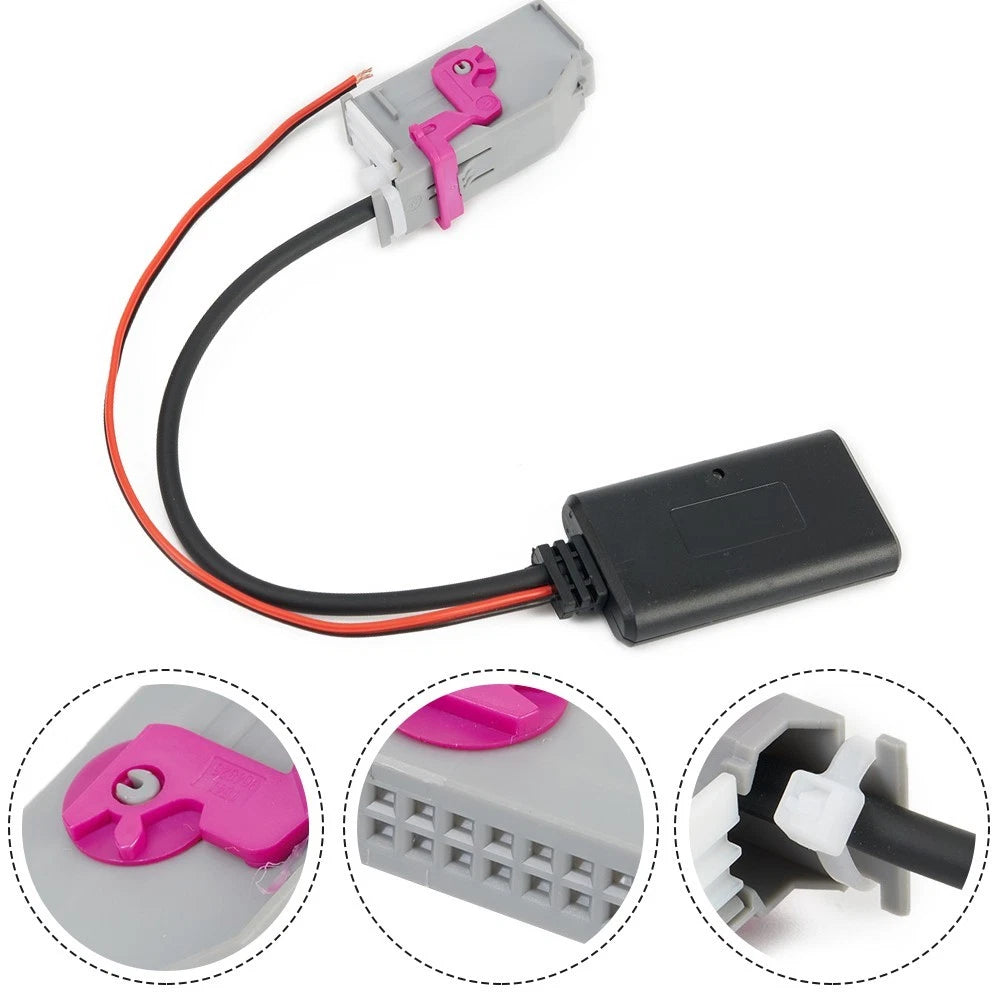 1pcs for A3/A4/A6/A8/TT /R8 RNS-E 12V 32Pin Adapter Aux Cable