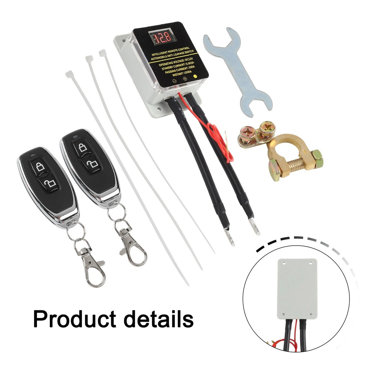 Protect Your Car's Electrical System with 200A Isolator Switch & Remote Control