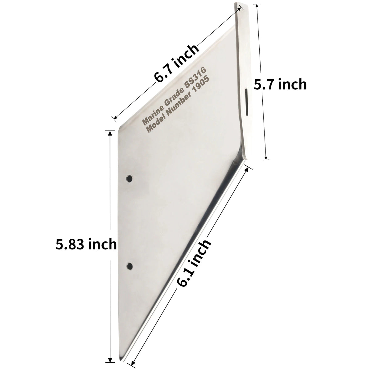 SkegGuard 27211 Skeg Protector with Drain Hole Fits Mercury Mariner