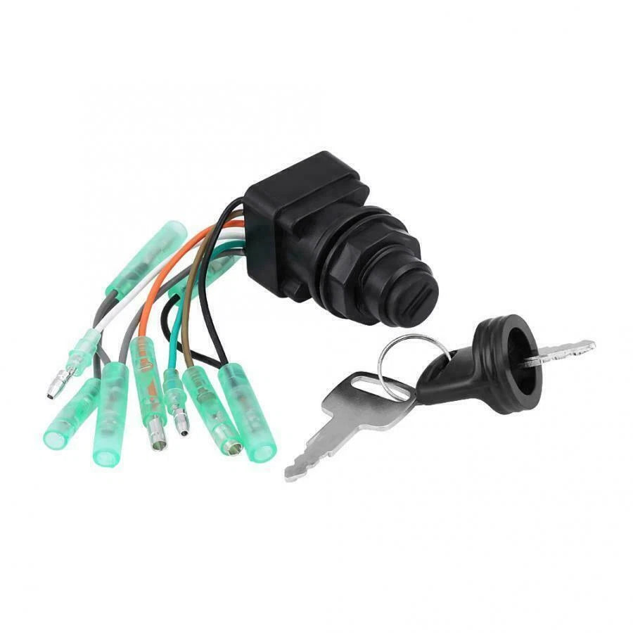 Ignition Key Switch Assembly Control Box for Suzuki Outboard 37110-99E00 / 92E01