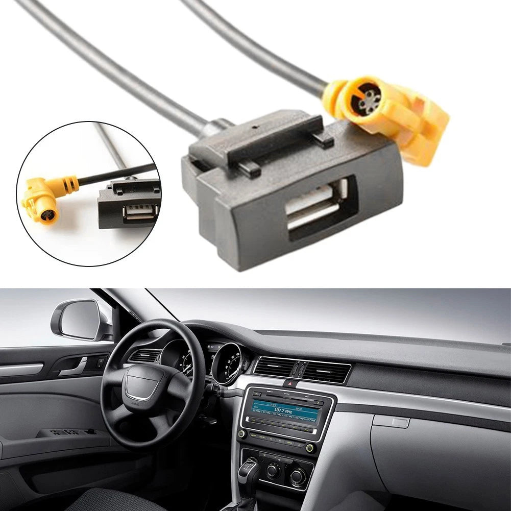 Car Interface Cable Interface USB Connector,For- Skoda/ for Octavia RCD510,RSN315
