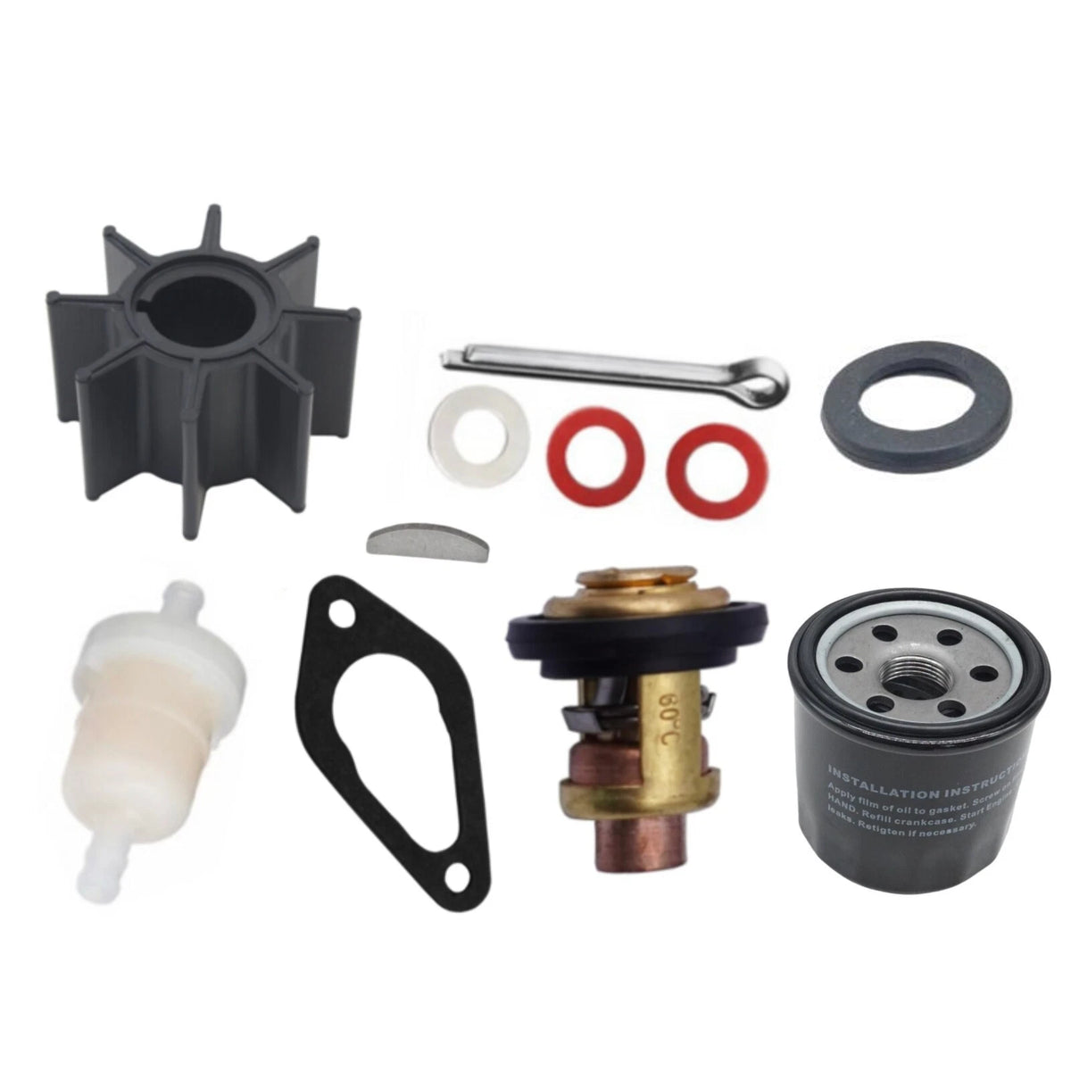 8M0120867 Maintenance Service Kit for Mercury Mariner 8HP 9.9HP Outboard Engines
