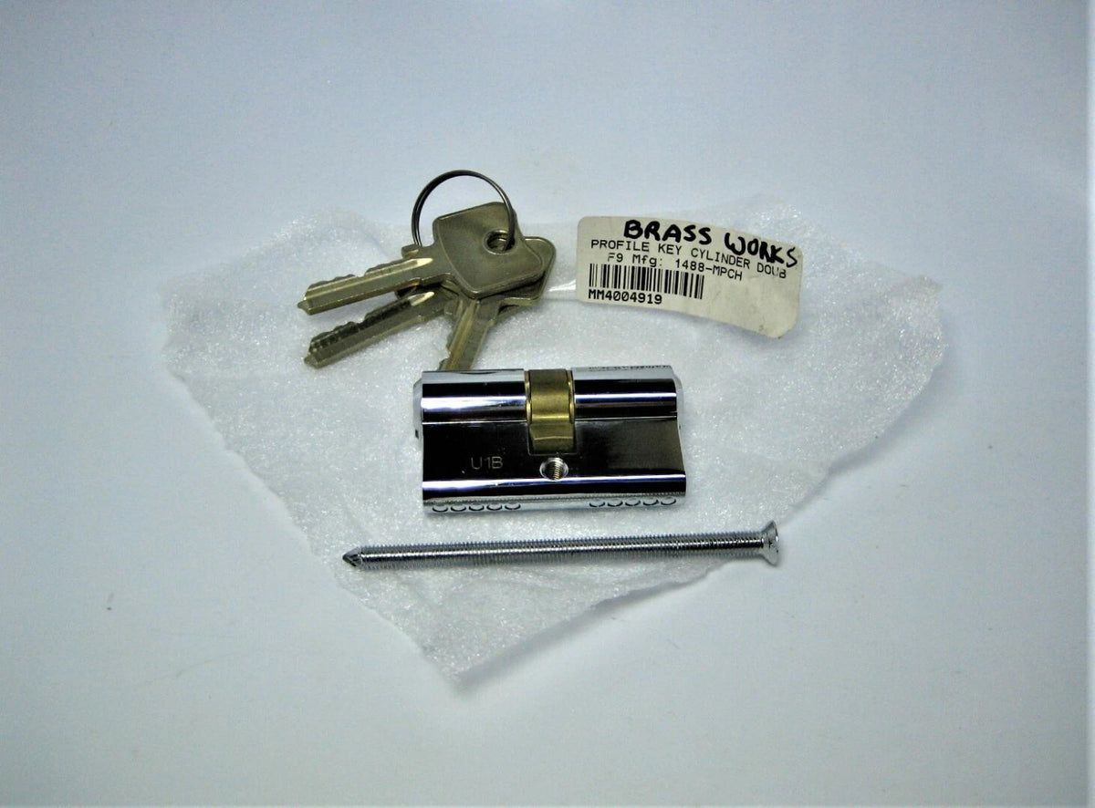 Brass Works 1488-MPCH ~ Sea Ray Boats Double Cylinder Profile Lock with 3 Keys