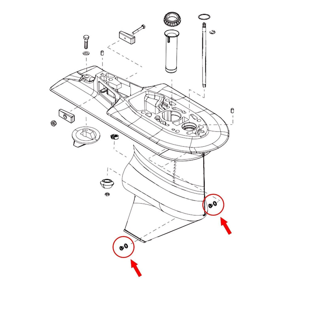 Screw Kit 10-79953Q04x10 for Mercury Marine/Mercruiser (Lot of 10)