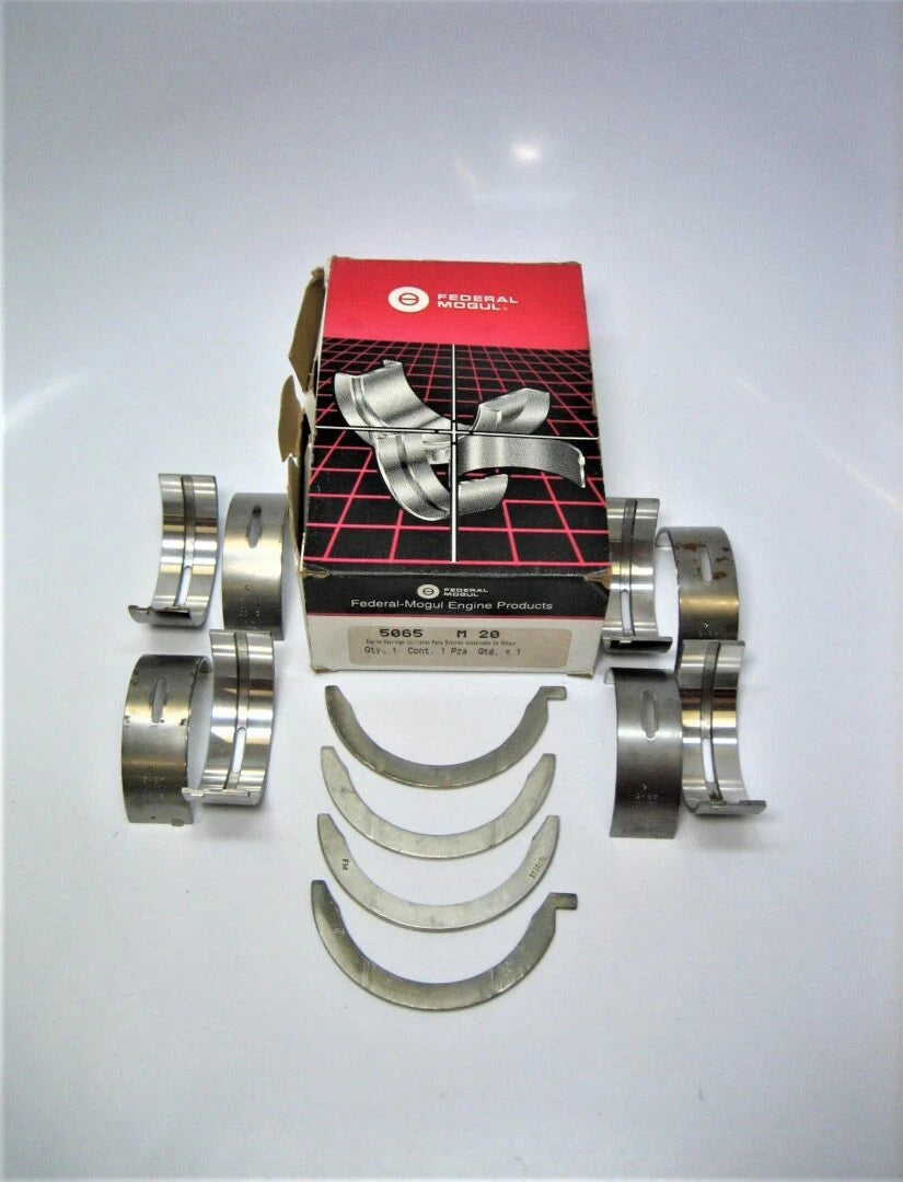 Federal Mogul 5065 M20 ~ .020" Main Bearing Set for Mercury / Ford Engines