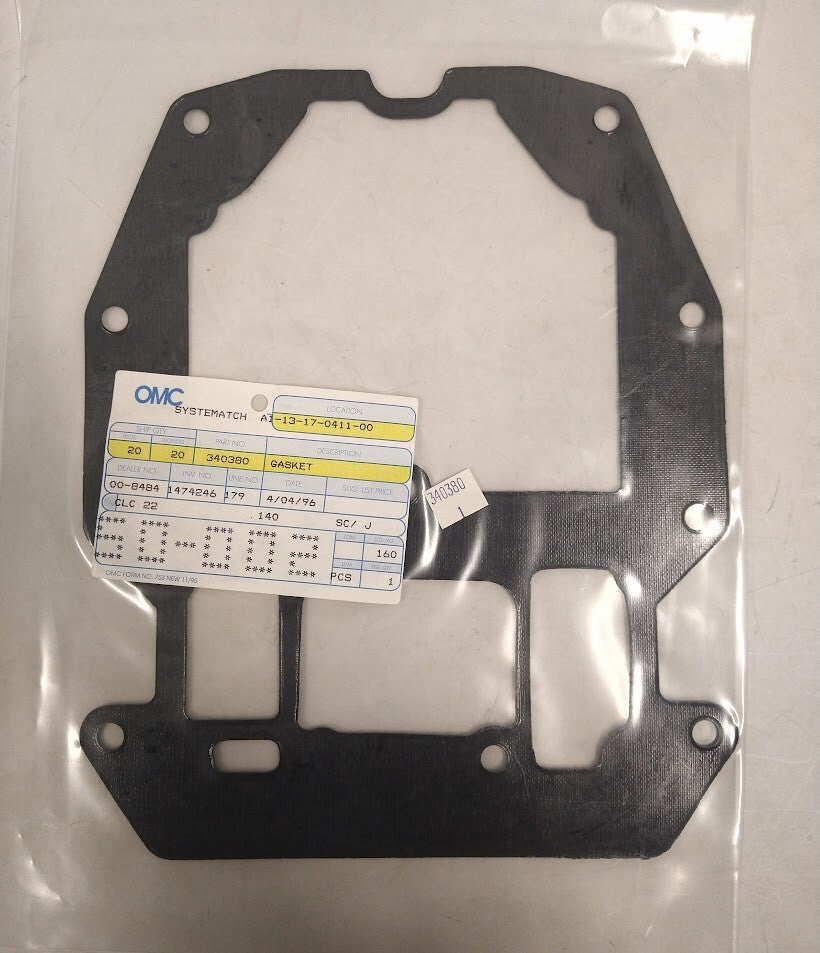 '- - OMC 340380, Gasket , OEM