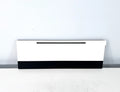 '- - Azimut 47 Verve, Galley Fridge Kick Panel, Black Laminate Strip