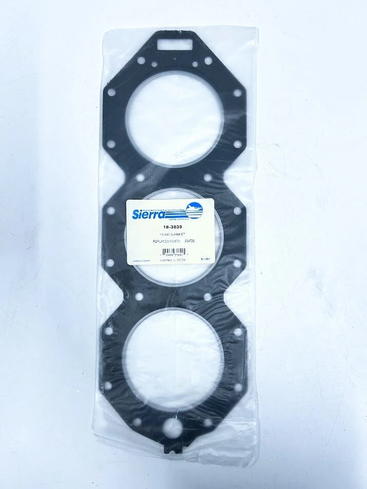 Sierra 18-3839, Head Gasket, Replaces 333670, 334726