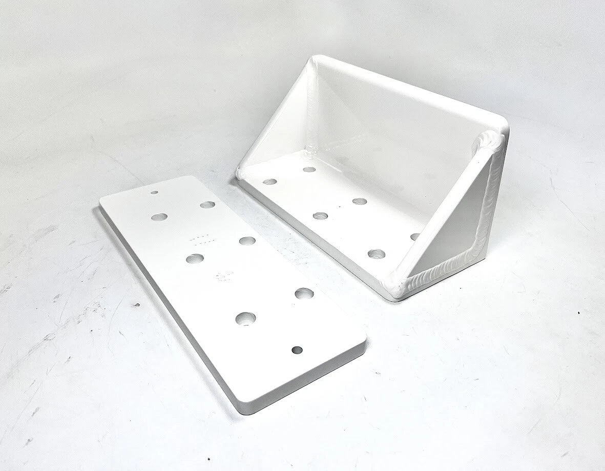 Custom, 1/2in Thick Mounting Plates, 1 L Shape & 1 Plate, (matching Holes)