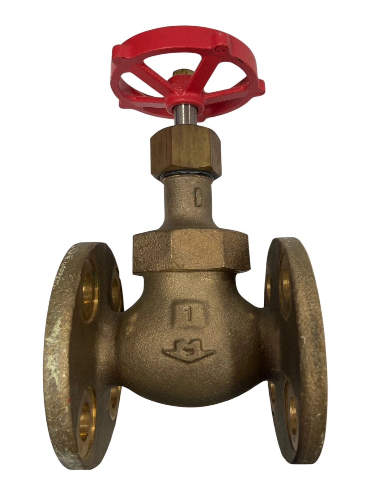 Milwaukee Valve 1" Flanged Globe Valve 150-WSP, Bronze, OEM