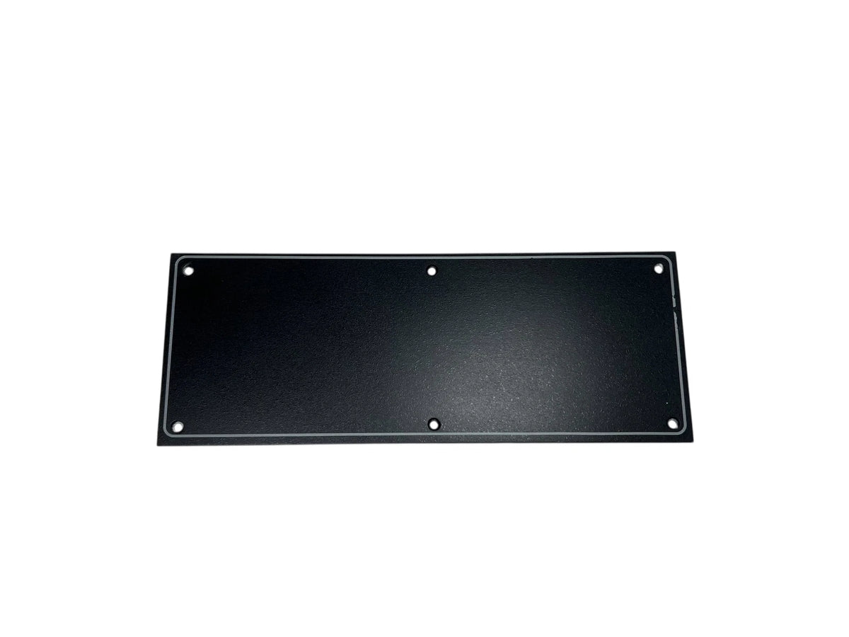 Switch Panel, 13 3/4in X 8 1/4in, Blank, Black