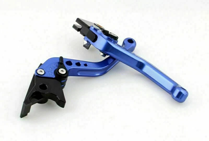 Short Brake Clutch Levers for Yamaha FJR XJR 1300 (2004–2013) SUPERTENERE (2012–2014) Blue