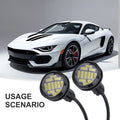 2x Truck Car 12V LED Reversing Backup Lamp Light Daytime Running Light
