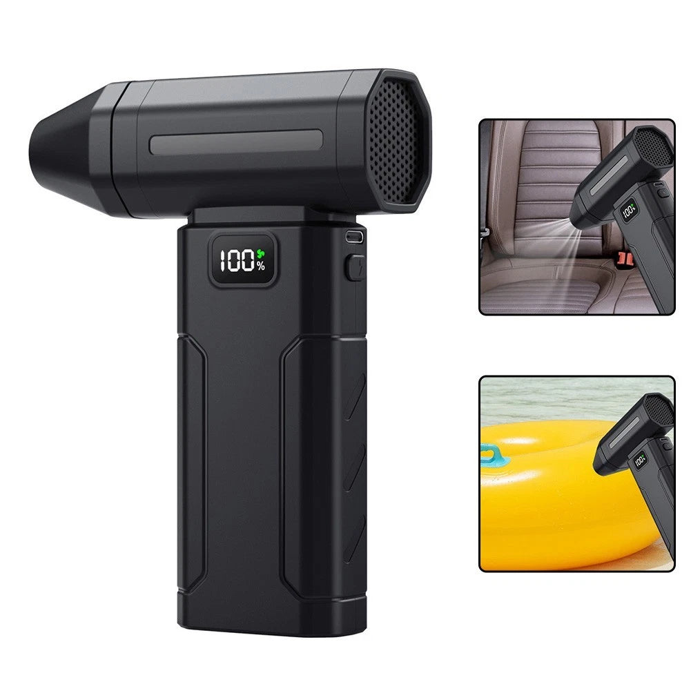 100000RPM High Speed Turbo Fan 5 Speed Handheld Blower for Multiple Uses