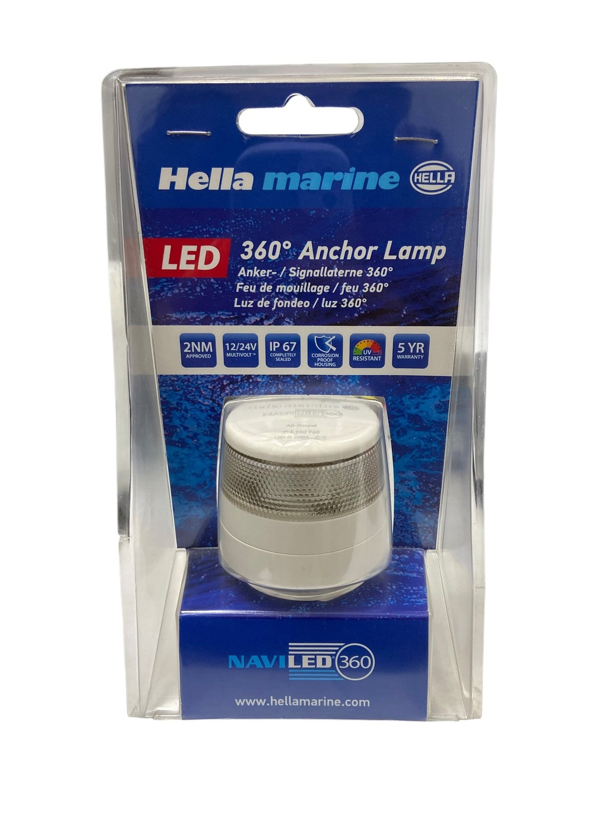 Hella Marine Naviled 360 Compact All-round Navigation / Anchor Lamp 2nm LED