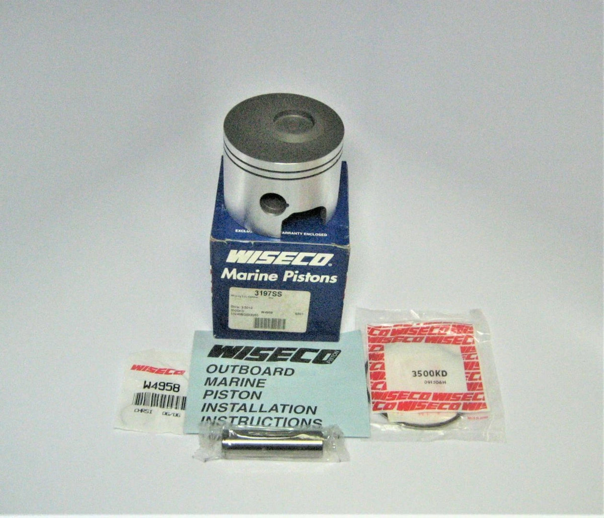 Wiseco 3197SS Mercury Optimax Marine Boat Outboard Engine Motor Piston Kit *
