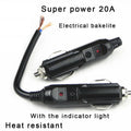 12V Compressor Camping Auto Power Plug-Connector Fused Car/Van Vehicle Motor LED