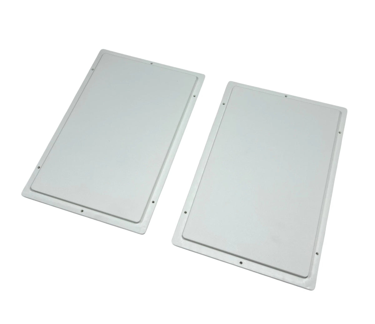 Marine Hatch Access Panel, 8in X 12in, Poly Material, White, , 2 Pack