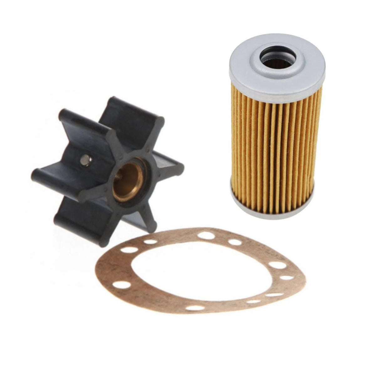 Impeller Kit with Fuel Filter for Yanmar Marine 104211-42071/4 2070 104500-55710