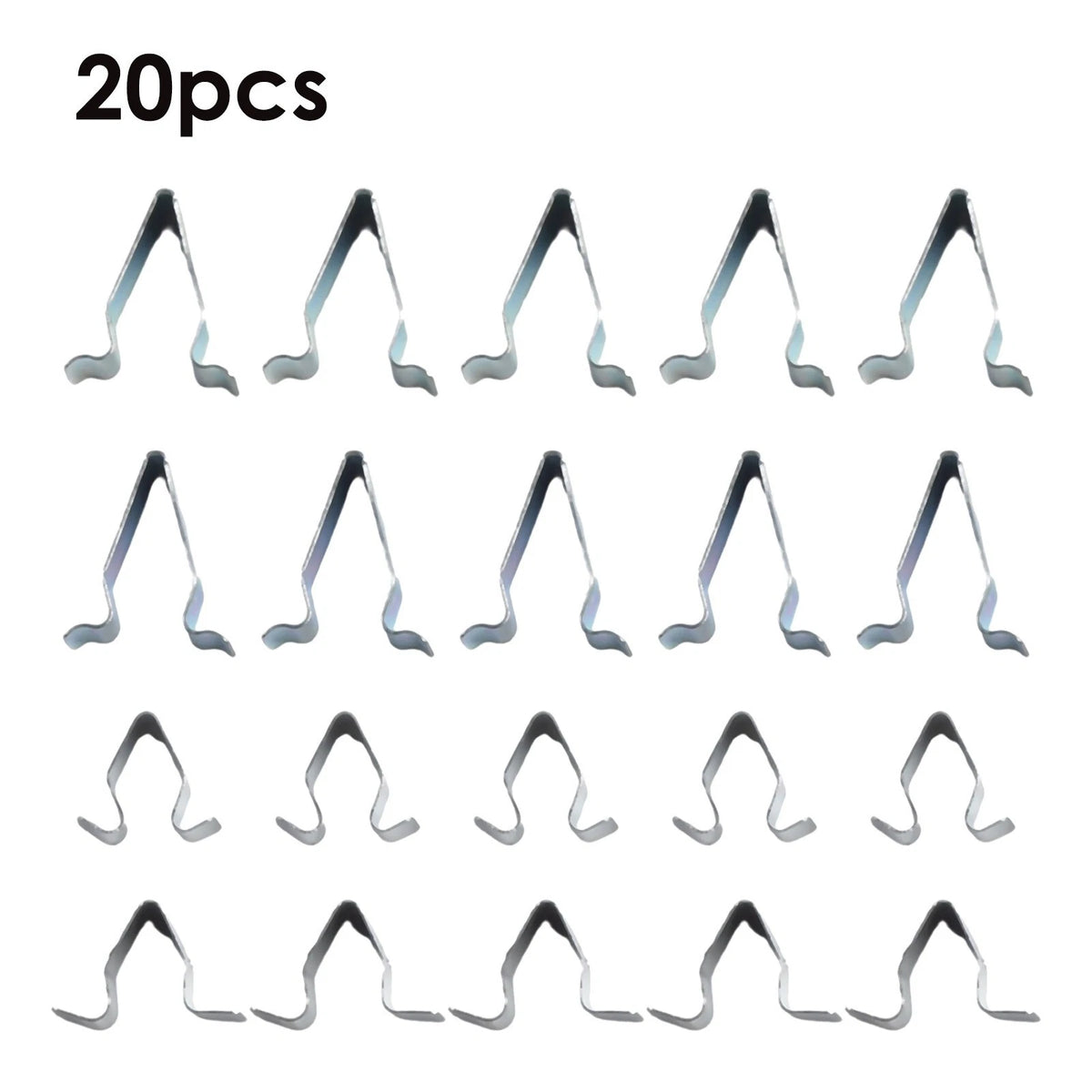 20Pcs Spring Trim Clip Car Retainer Fastener High Quality Metal Panel Clips