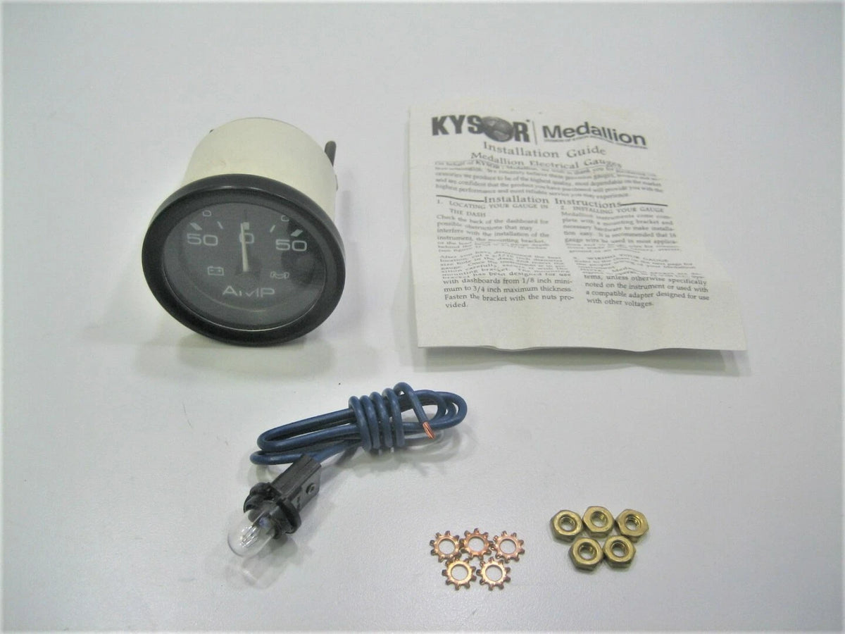 Medallion SAK-115-30 Marine Boat 50 Amp Analog Electrical Gauge * *FREE SHIP*