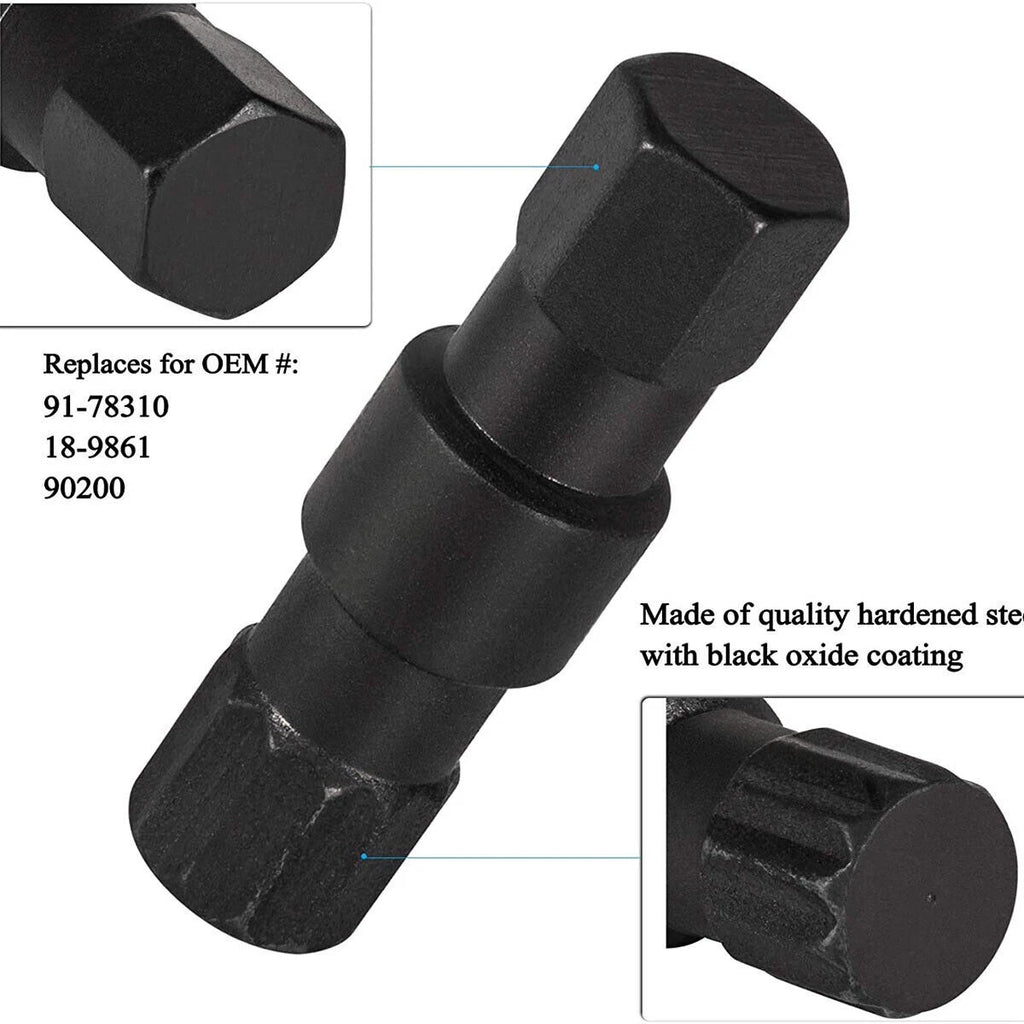 Gimbal Transom Hinge Pin Pivot Tool for MerCruiser Bravo Alpha (1991–Present) 12pt 91-78310 18-9861
