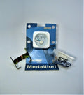 Medallion PHX-095-50 ~ White Face / Bezel 2" 100-240°F Temperature Gauge Kit