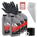 Factory Racing Parts 10W-40 5 Quart Oil Change Kit for Honda CBR900RR GL1800 DCT