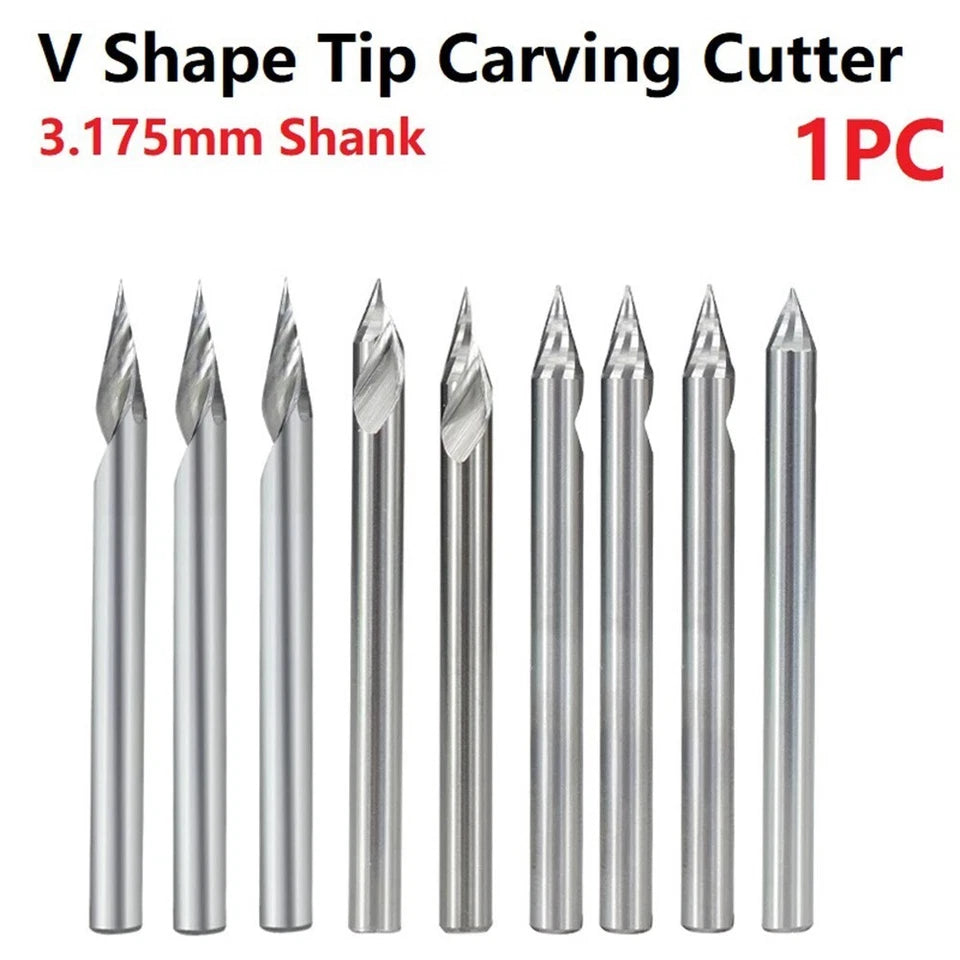 Good Consistency Bit Engraving No Burrs Wear-resistanc E 0.1/0.2/0.3mm Tip