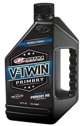 Maxima Racing V-Twin Primary Oil Mineral Eng Oil 40-04901 32oz