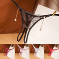 Crotchless Women's for LINGERIE in Lace Elegant Panty Featuring a Beautiful