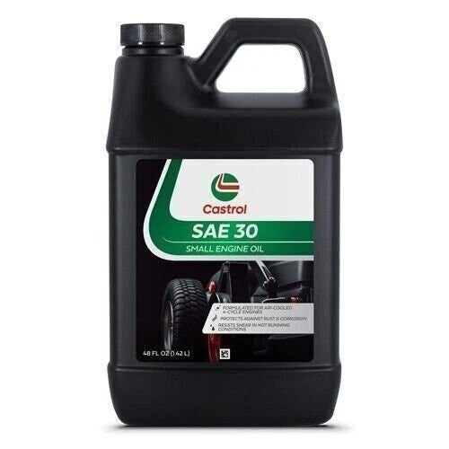 Castrol 215307 SAE 30 Small Engine Synthetic Oil for 4-Cycle Gas Engines - 48oz