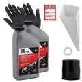 Factory Racing Parts SAE 10W-40 2qt Oil Change Kit Fits Kawasaki Vulcan S EN650