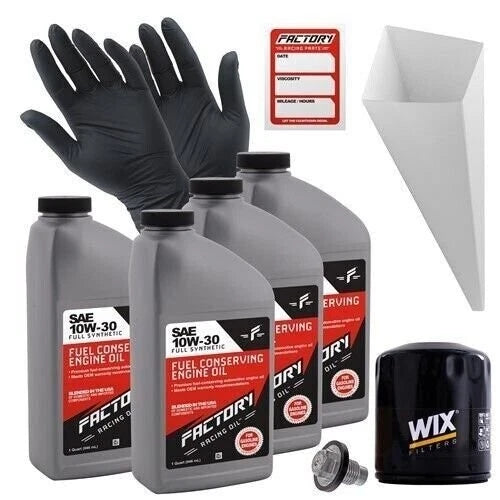 Factory Racing Parts 10W30 4Qt Oil Change Kit for Dodge Charger Dakota Ram 1500