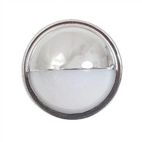 Snap-In License Plate / Utility / Dash Light Chrome Plated