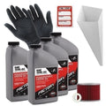 Factory Racing Parts 10W40 4Qt Oil Change Kit for Kawasaki ZX600 ZX1000 ZXR1200
