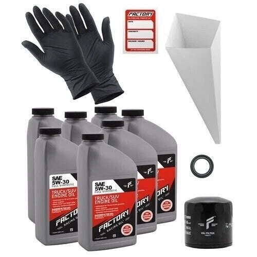 Factory Racing Parts 5W-30 7qt Oil Change Kit for Ford F250 F350 F450 Super Duty