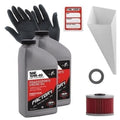Factory Racing Parts SAE 10W-40 2qt Oil Change Kit Fits Kawasaki KLX250S KLX230